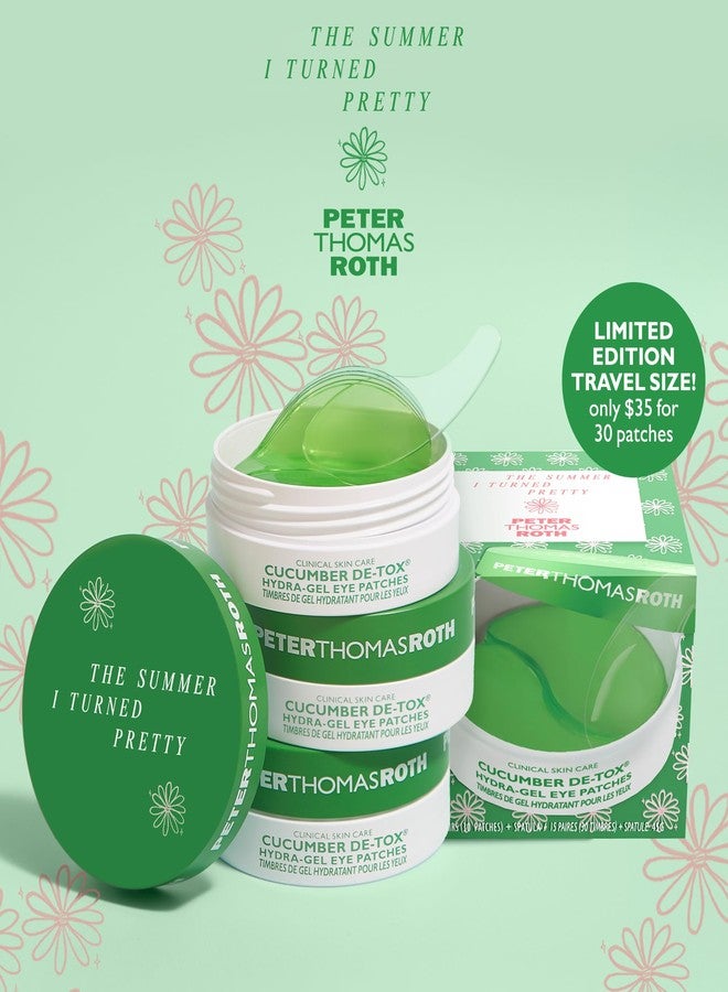 Peter Thomas Roth | The Summer I Turned Pretty x Peter Thomas Roth Travel-Size Cucumber De-Tox Hydra-Gel Eye Patches - Image 2